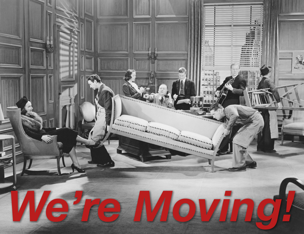 We are moving