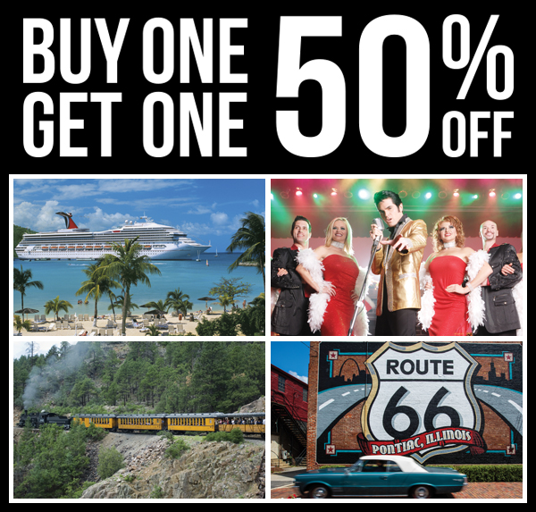 Buy One, Get One 50% Off