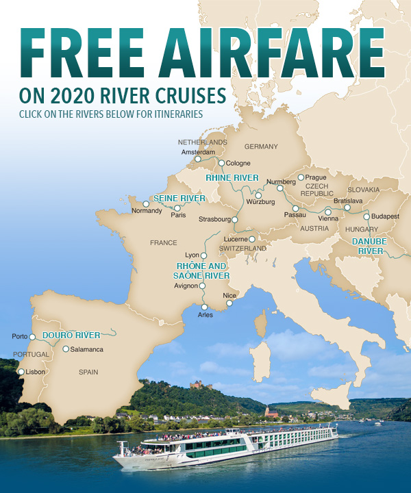 Free Airfare: 2020 River Cruises