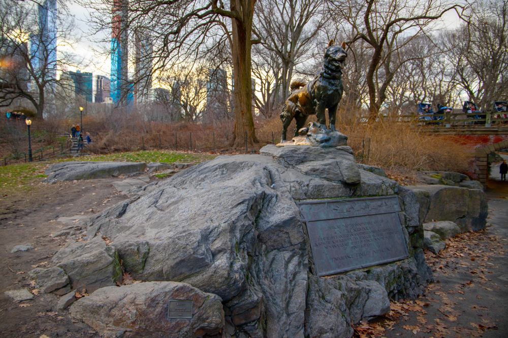 Balto Statue in Central Park 