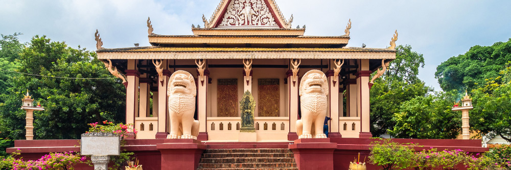 Temples along the Mekong River