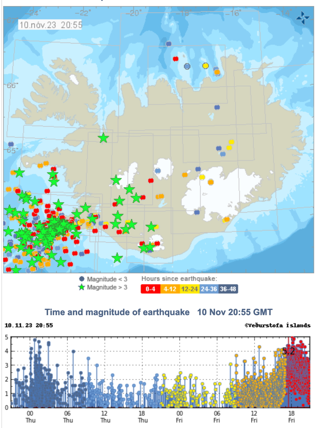 Iceland Volcano Earthquakes intensify 