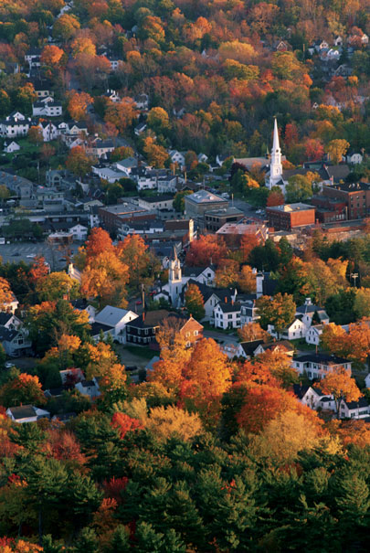 Camden Maine in Autumn