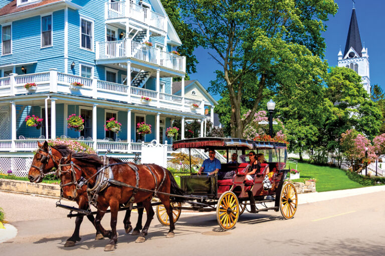mackinac island horse drawn carriage