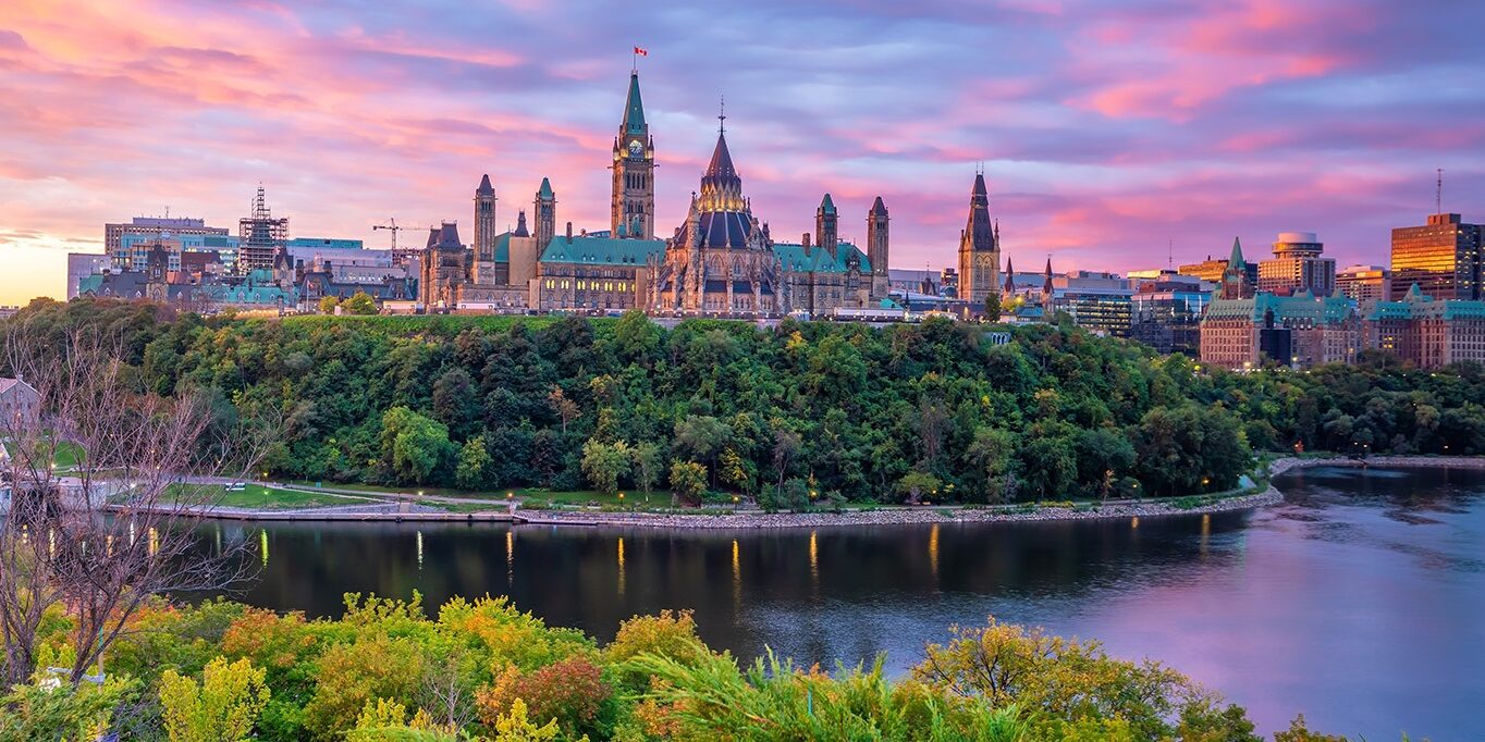parliment hill in ottawa, canada