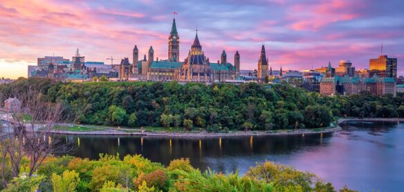 parliment hill in ottawa, canada