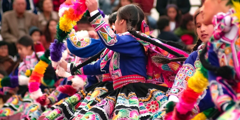 Cusco,,Peru,-,Circa,June,2013:,Native,Peruvian,Group,Of Inti Raymi Cusco, Peru