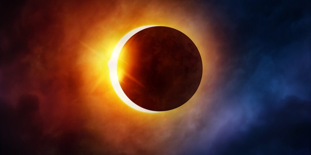 Solar,Eclipse.,The,Moon,Moving,In,Front,Of,The,Sun. eclipse 2025 Iceland