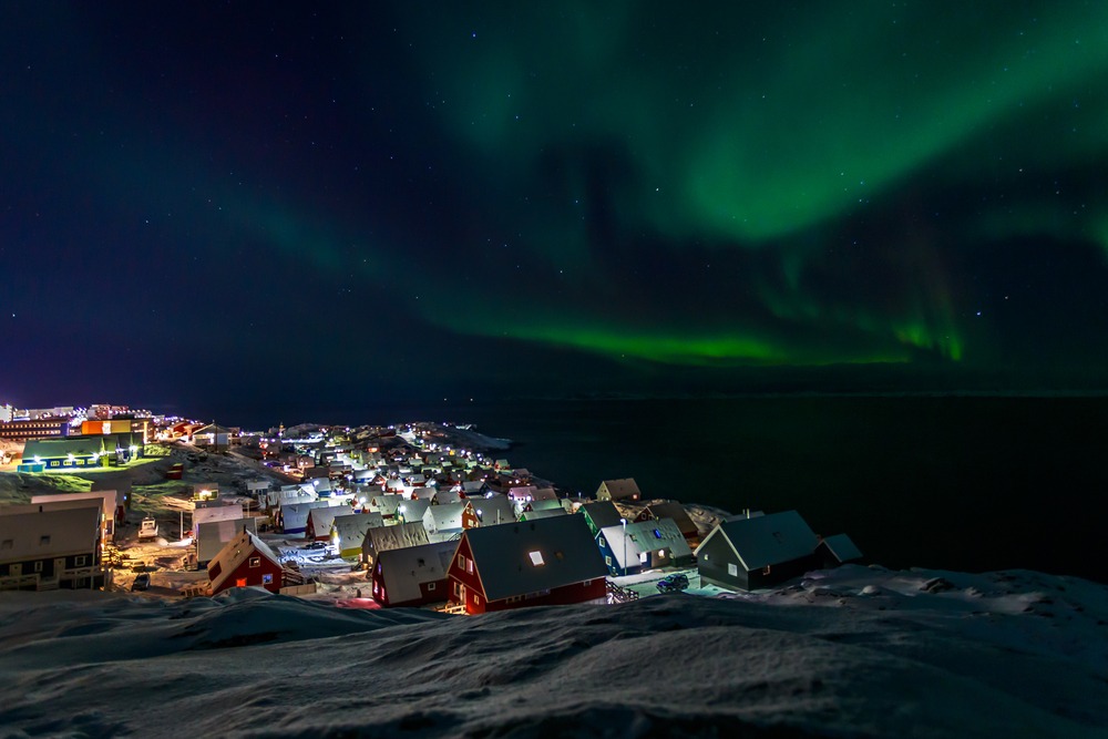 Greenland with Northern Lights