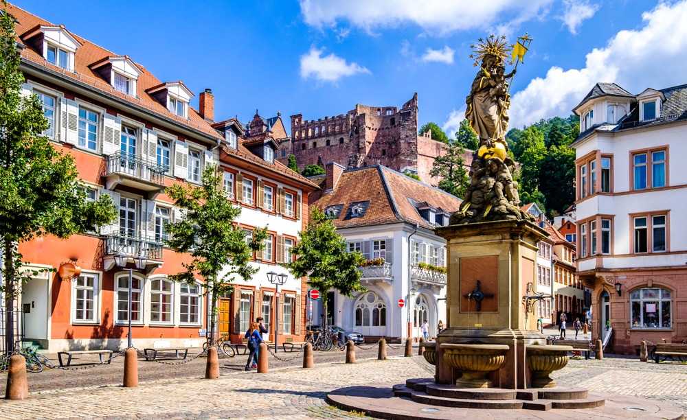 Heidelberg City Fountain 