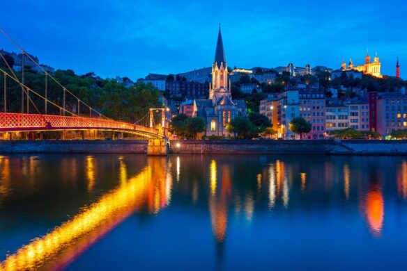 Lyon France Riverfront