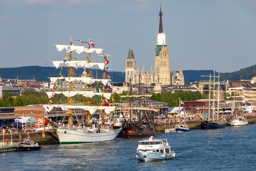 Rouen and the Seine