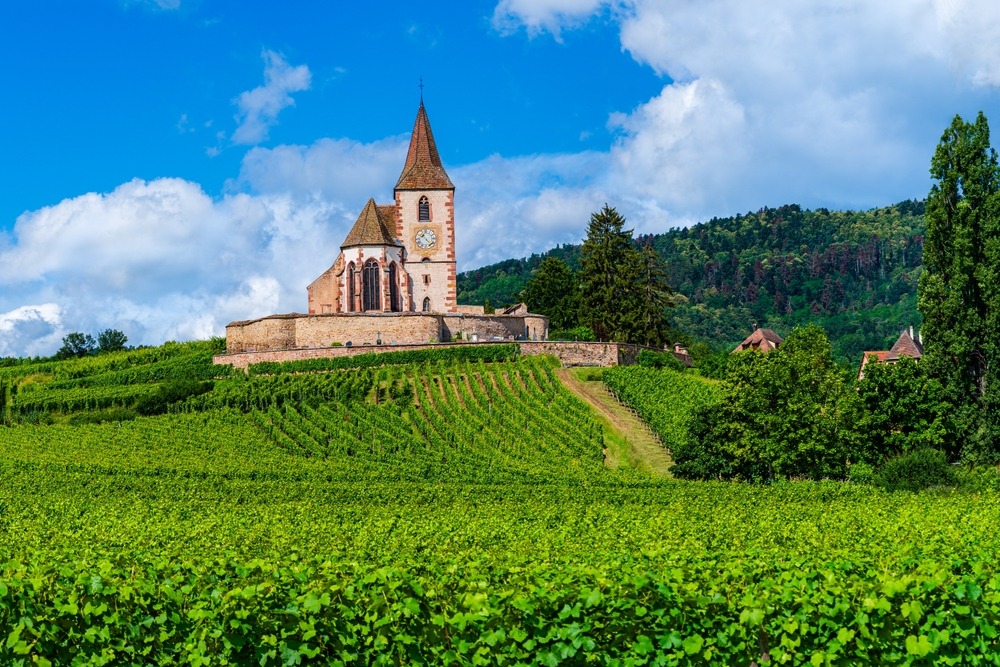 Alsace region France Church