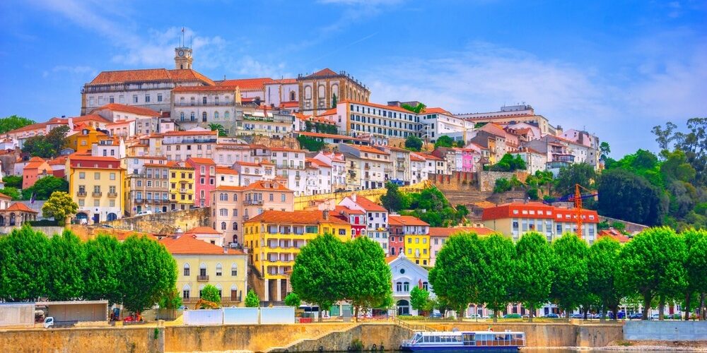 View,Of,Cityscape,Of,Old,Town,Of,Coimbra,,Portugal Coimbra Douro River Cruise