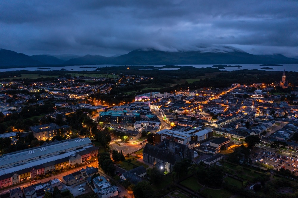 Killarney, Ireland from the air