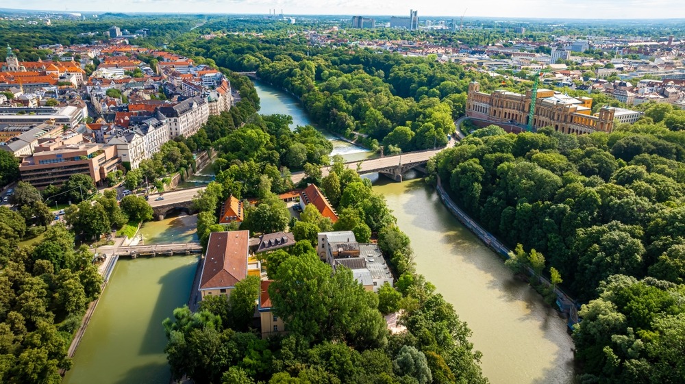 St Lukes River Lock Munich Germany
