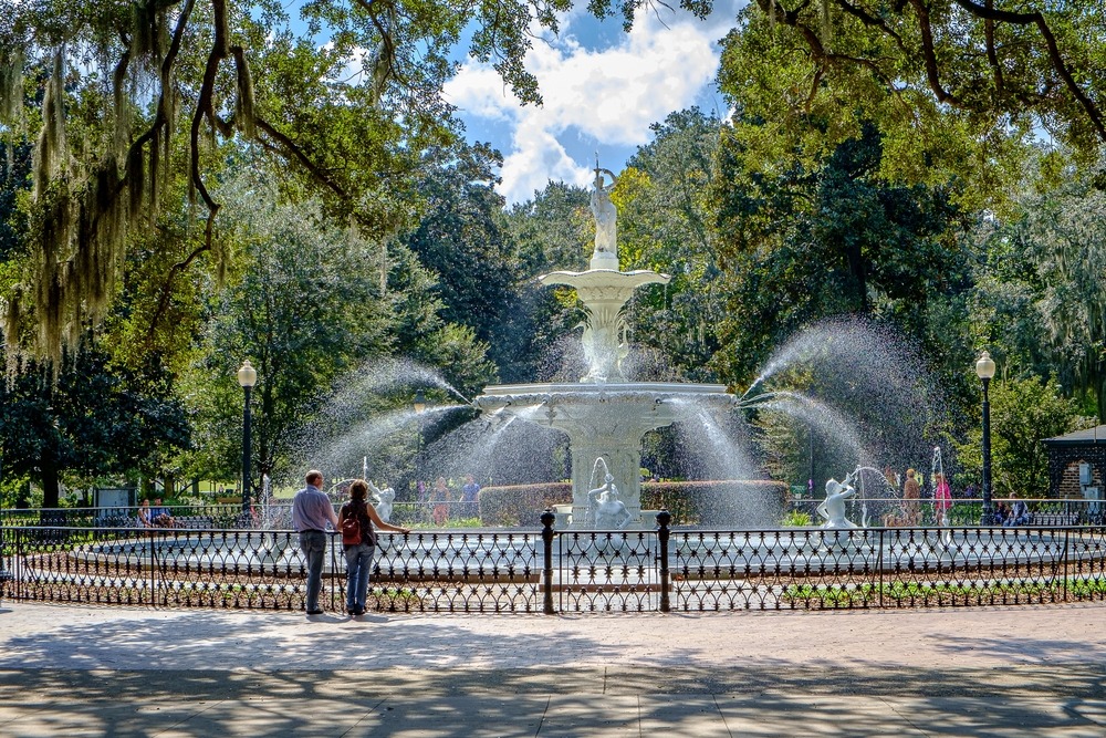 Forsyth Park Fountain, Savannah, Ga