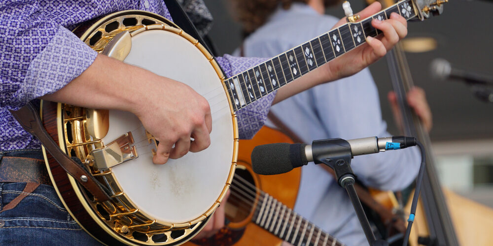 Banjo,Player,In,A,Band
