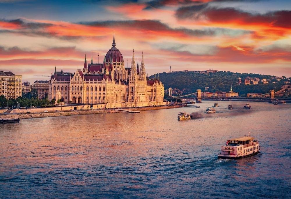Centre of Budapest, Hungary