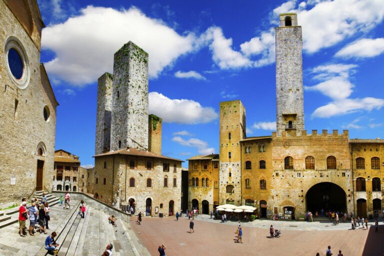 Centre of San Gimignano, Italy