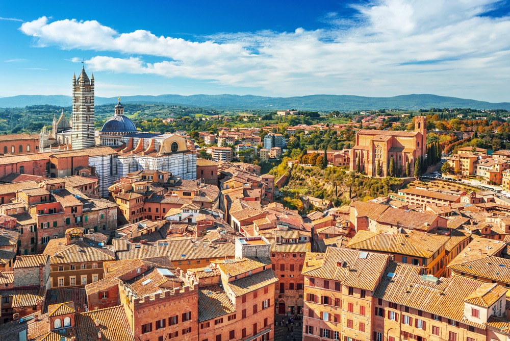 centre of siena, italy