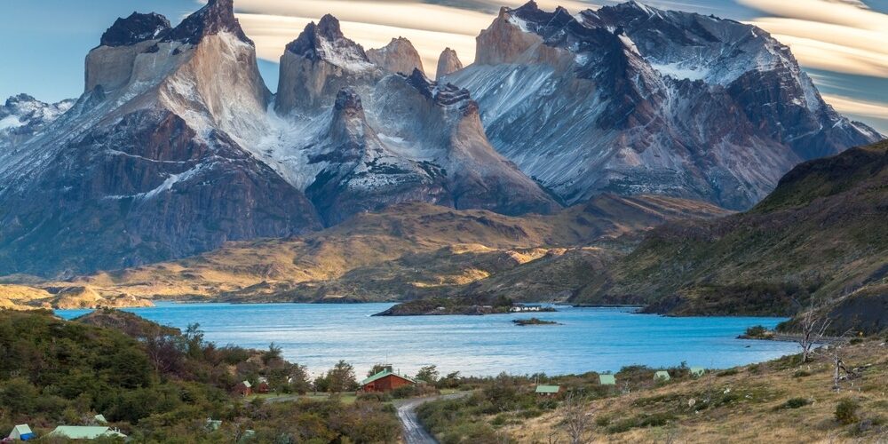 View,Of,Torres,Del,Paine,National,Park,,Chile. Patagonian Mountains