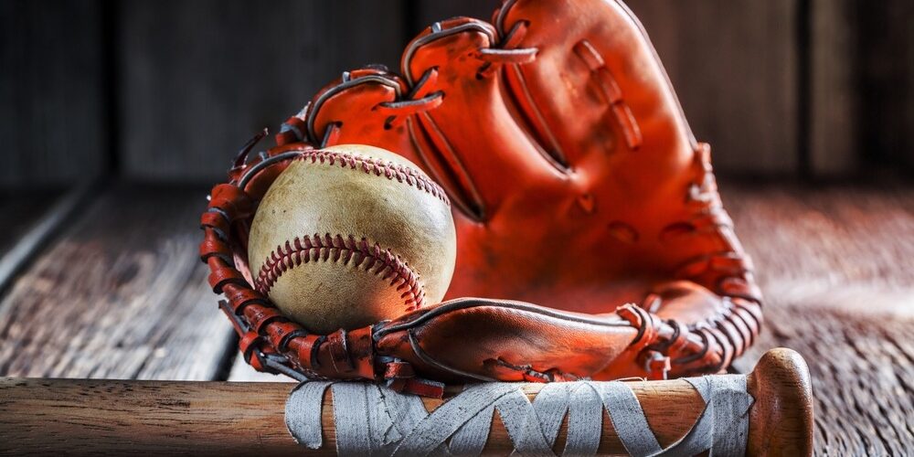 Old,Baseball,Ball,And,Stick 150 years of National League baseball