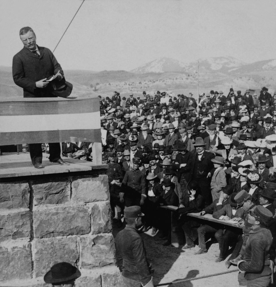Roosevelt at Yellowstone Park 