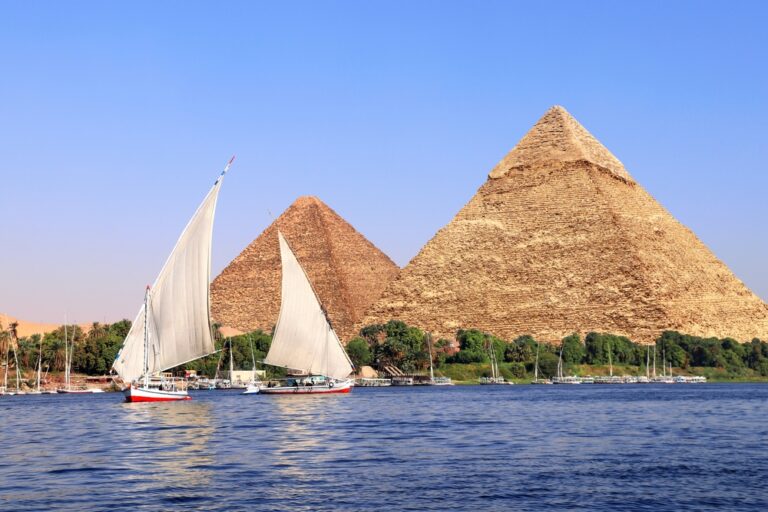 Egypt Giza Pyramids Nile