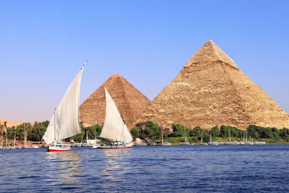 Egypt Giza Pyramids Nile