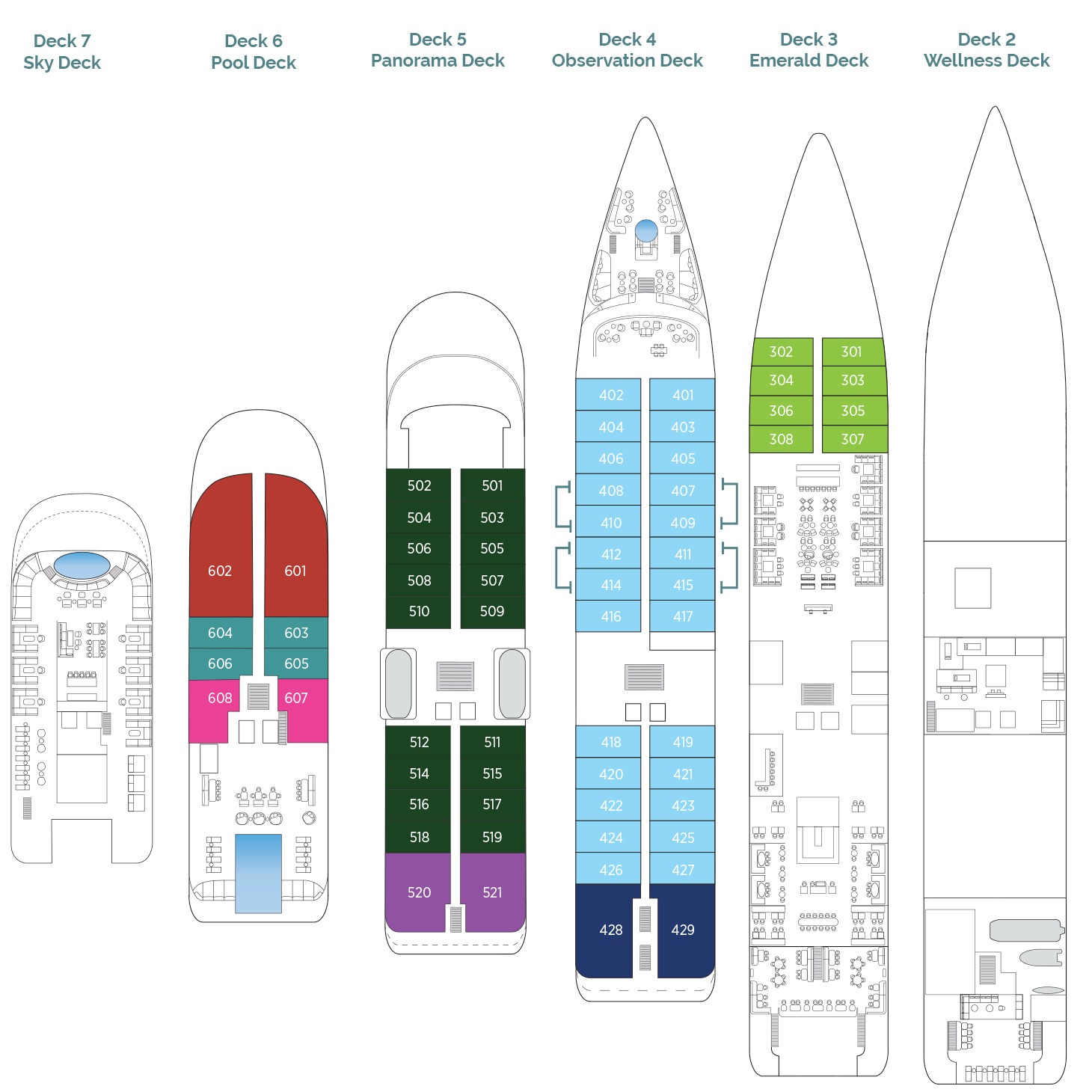 Emerald KAIA deckplan