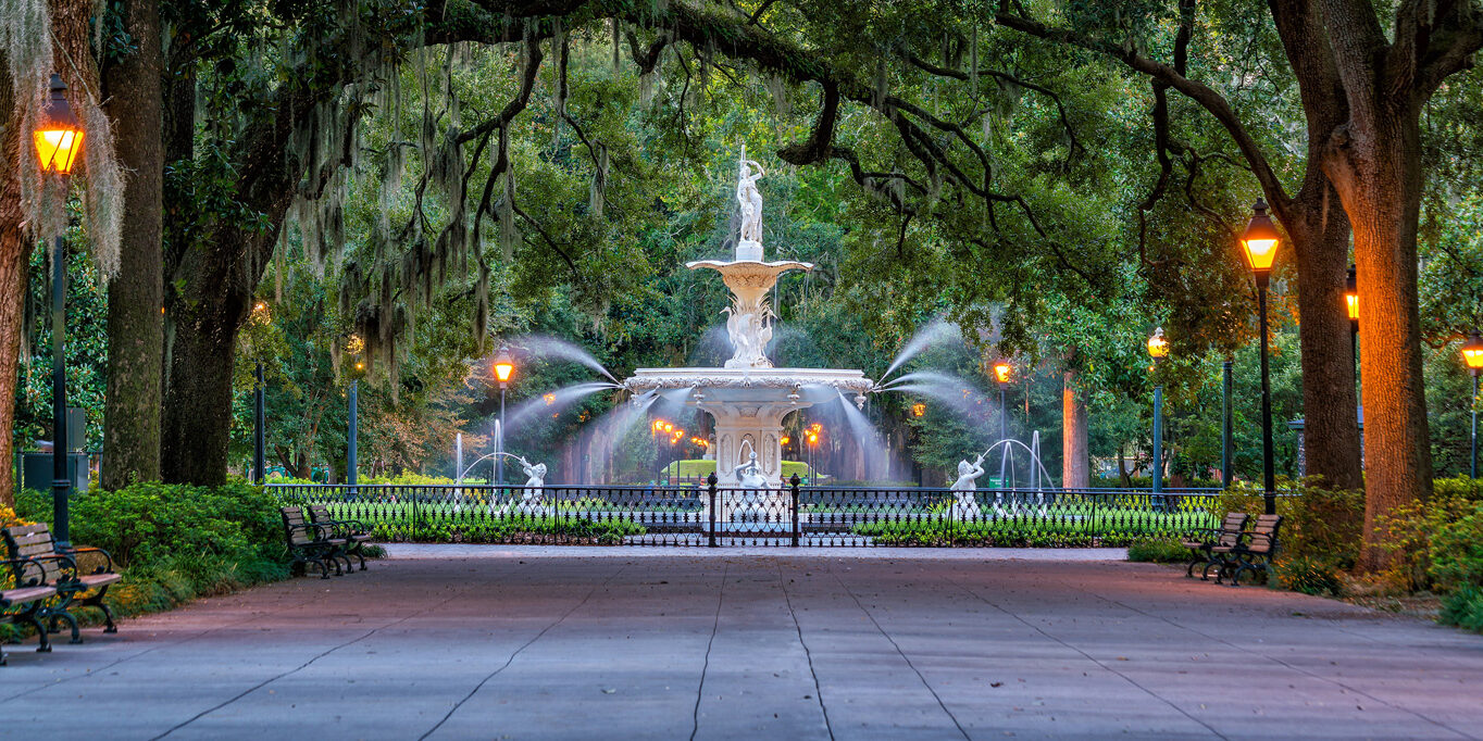 Fountain at Forsyth Park, Savannah, Georgia