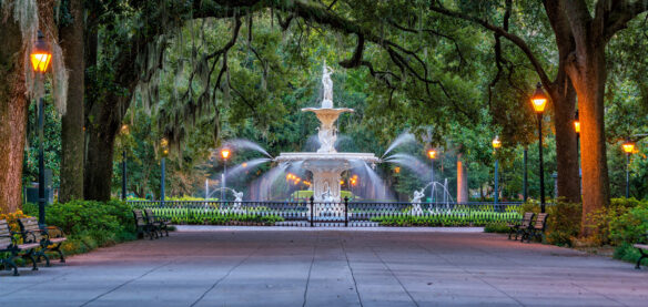 Fountain at Forsyth Park, Savannah, Georgia